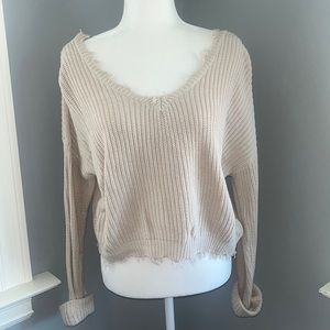 Tan sweater